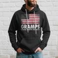 Mens Gramps The Man Myth Legend Fathers Day 4Th Of July Grandpa Hoodie Gifts for Him