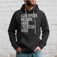 Mens Loan Officer Husband Daddy Protector Hero Fathers Day Dad Hoodie Gifts for Him