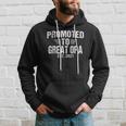 Mens Promoted To Great Opa 2021 Happy Opa Fathers Day Gift Hoodie Gifts for Him