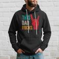 Mens This Dad Rocks Desi For Cool Father Rock And Roll Music Hoodie Gifts for Him