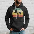 Palm Tree Vintage Retro Style Tropical Beach Hoodie Gifts for Him