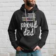 Proud Lgbtq Dad American Usa Flag Pride Ally Rainbow Lgbt Hoodie Gifts for Him