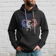 Red White BlueRex Dinosaur Firework 4Th Of July Hoodie Gifts for Him