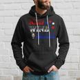 Red Wine Blue 4Th Of July Wine Red White Blue Wine Glasses V3 Hoodie Gifts for Him