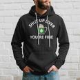 St Patricks Day Drinking Shut Up Liver Youre Fine Hoodie Gifts for Him