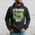 Stepdad Of The Birthday Boy Matching Family Video Game Party Hoodie Gifts for Him