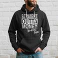 Straight Outta Money Cheer Dad Funny Hoodie Gifts for Him