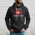 Swiss Drinking Team Funny National Pride Gift Hoodie Gifts for Him