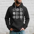 Tree Trunk Pattern Tree Forest Growth Rings Hoodie Gifts for Him