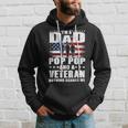 Veteran I Am A Dad A Pop Pop And A Veteran Fathers Day 544 Navy Soldier Army Military Hoodie Gifts for Him