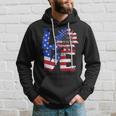 Vintage Love Sunflower Patriotic American Flag 4Th Of July Hoodie Gifts for Him