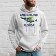Amelia Island Florida Shark Themed Hoodie Gifts for Him