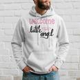 Baby Shower Text Design Welcome Little Angel Hoodie Gifts for Him