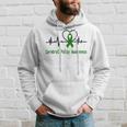 Cerebral Palsy Awareness Heartbeat Green Ribbon Cerebral Palsy Cerebral Palsy Awareness Hoodie Gifts for Him