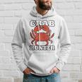 Crab Hunter Seafood Hunting Crabbing Lover Claws Shellfish Hoodie Gifts for Him
