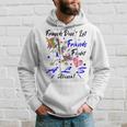 Friends Dont Let Friends Fight Als Alone Unicorn Blue Ribbon Amyotrophic Lateral Sclerosis Support Als Awareness Hoodie Gifts for Him