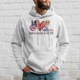 Funny 4Th Of July Peace Love Trump Merica Usa Flag Patriotic Hoodie Gifts for Him