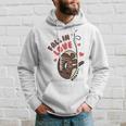 Funny Donut Fall In Love Hoodie Gifts for Him