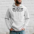 Funny I Want You To Know That Someone Cares Not Me But Someone Hoodie Gifts for Him