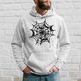 Halloween Spider Web Pattern Hoodie Gifts for Him