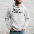 Happy Birthday Text Design Hoodie Gifts for Him