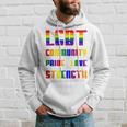 Lgbt Pride Month Lgbt History Month Slogan Shirt Lgbt Community Pride Love Strength Hoodie Gifts for Him