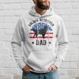 Mens American Flag Golden Retriever Dad 4Th Of July V2 Hoodie Gifts for Him