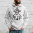 Mens Pirate Papa Captain Sword Gift Funny Halloween Hoodie Gifts for Him