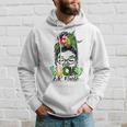 One Lucky Or Nurse Messy Bun Shamrock St Patricks Day Irish Hoodie Gifts for Him