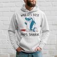 Paps Grandpa Gift Worlds Best Paps Shark Hoodie Gifts for Him