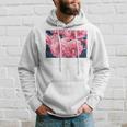 Pink Roses In Garden Hoodie Gifts for Him