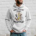 Poppop Grandpa Gift Worlds Best Dog Poppop Hoodie Gifts for Him