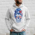 Ultra Maga Red White Blue Skull Hoodie Gifts for Him