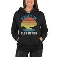 Party In Slow Motion Vintage Funny Boating Boating Gifts Women Hoodie