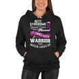 Rett Syndrome Doesnt Come With A Manual It Comes With A Warrior Who Never Gives Up Purple Ribbon Rett Syndrome Rett Syndrome Awareness Women Hoodie