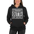 Straight Outta Sixties 60S 70 Year Old 70Th Birthday Gift V2 Women Hoodie
