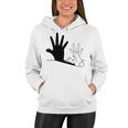 Rabbit Hand Shadow Women Hoodie