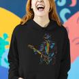 Abstract Art Musician Music Band Bass Player Women Hoodie Gifts for Her