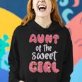 Aunt Of The Sweet Girl Donut Birthday Party Outfit Family Women Hoodie Gifts for Her