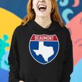 Beaumont Texas Tx Interstate Highway Vacation Souvenir Women Hoodie Gifts for Her