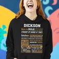 Dickson Name Gift Dickson Born To Rule Women Hoodie Gifts for Her