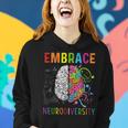 Embrace Neurodiversity V2 Women Hoodie Gifts for Her