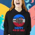 Ferret 4Th Of July For Ferret Lover July 4Th Ferret Mom Dad Women Hoodie Gifts for Her