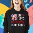 Flip Flops Fireworks And Freedom 4Th Of July V2 Women Hoodie Gifts for Her