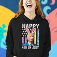 Funny Biden Happy 4Th Of July Confused Easter Biden Bunny Women Hoodie Gifts for Her