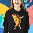 Funny Dabbing Taco Cinco De May Mexican Food Women Hoodie Gifts for Her