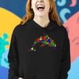 Funny Dolphin Puzzle Animals Lover Autism Awareness Women Hoodie Gifts for Her