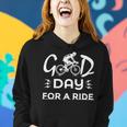 Funny Good Day For A Ride Funny Bicycle I Ride Fun Hobby Race Quote Women Hoodie Gifts for Her