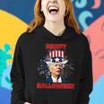 Funny Joe Biden Happy Halloween For Fourth Of July Women Hoodie Gifts for Her