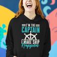 Funny Sailing Boating Im The Captain Sailor Women Hoodie Gifts for Her